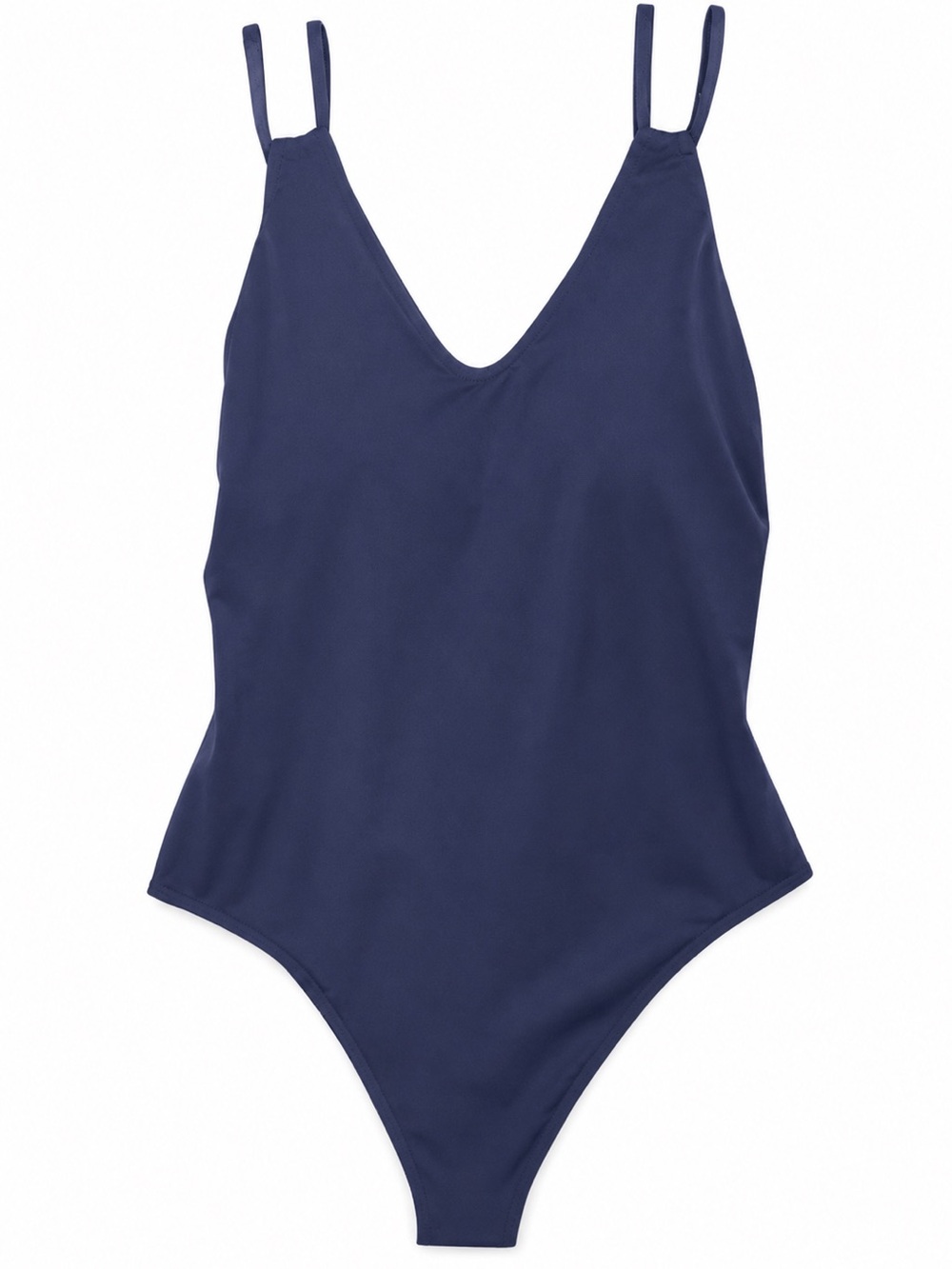 NWT Tori Praver Navy Blue, Cheeky, One-Piece Swimsuit, size Medium